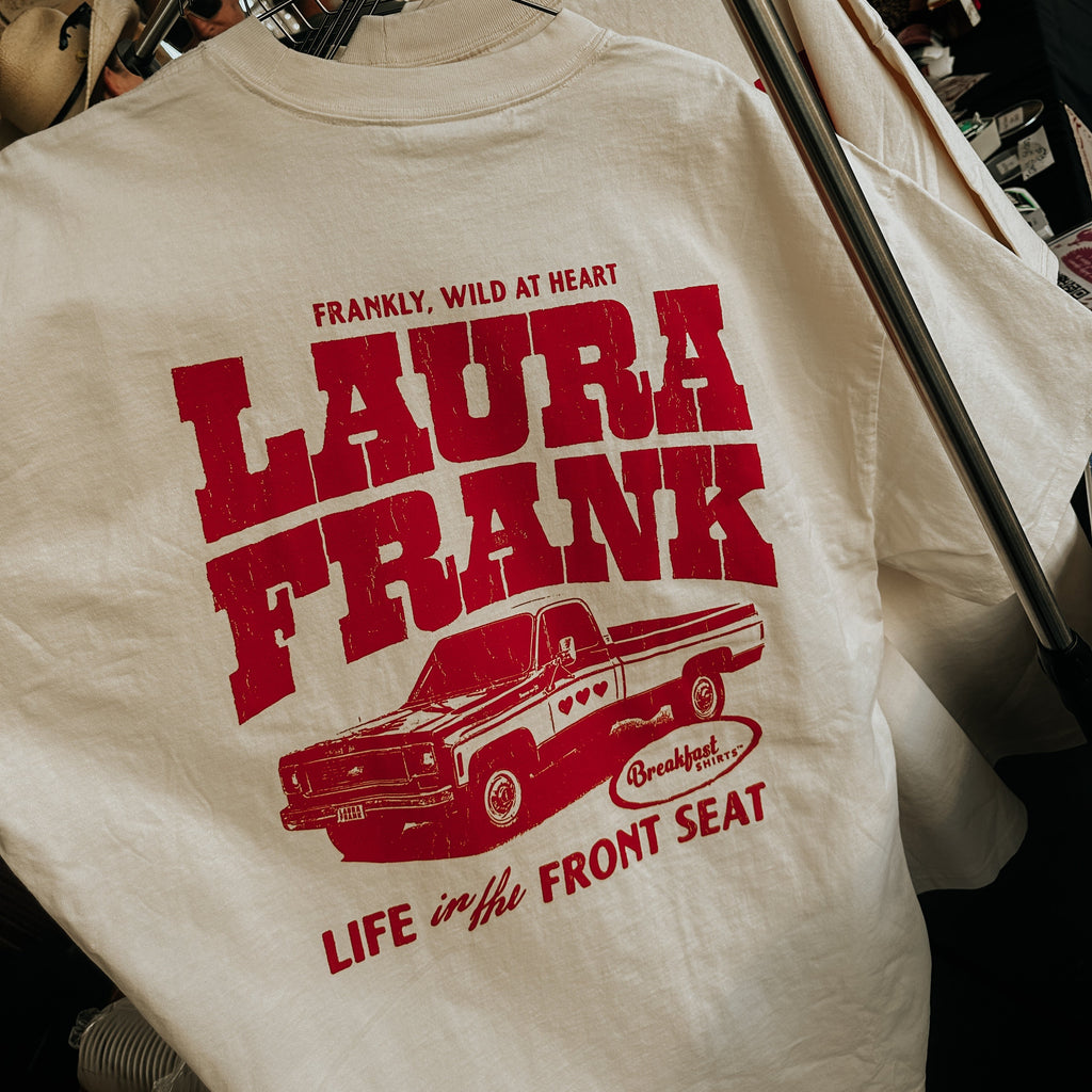 Life In The Front Seat Tee | Laura Frank x Breakfast Shirts