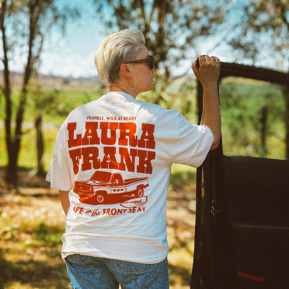 Life In The Front Seat Tee | Laura Frank x Breakfast Shirts