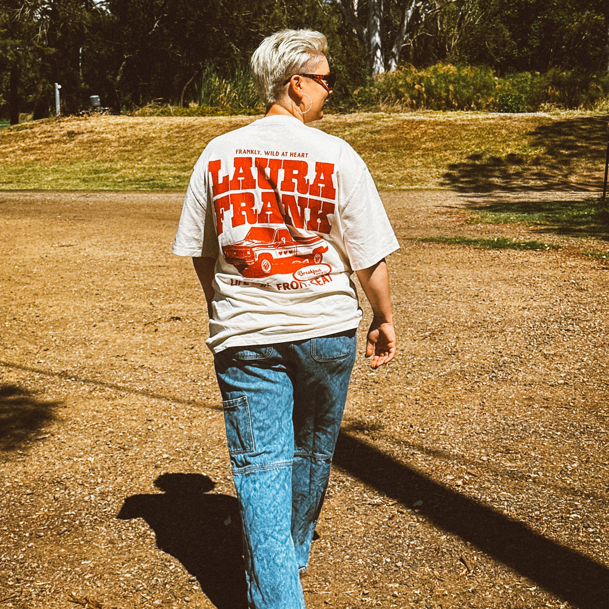 Life In The Front Seat Tee | Laura Frank x Breakfast Shirts